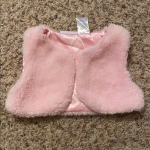 Baby fur vest